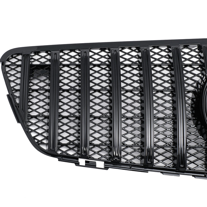 For Mercedes GT LOOK grille, R-Class W251 V251 10-13, GLOSS BLACK PANAMERICANA