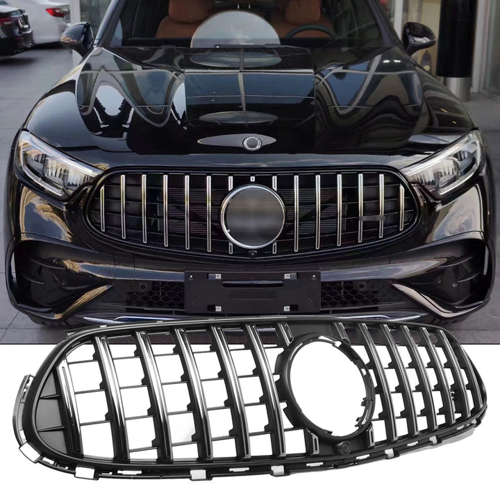 GT Panamericana grille fits Mercedes GLC X254 C254 Sport Line 2022- chrome