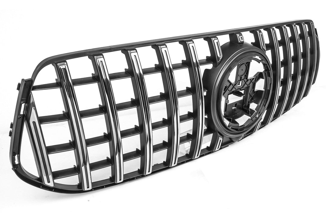 Chrome sports grille for Mercedes GLE W167 C167 V167 with AMG Line