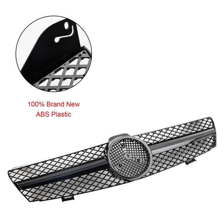 Radiator grille + star for Mercedes Benz C219 W219 CLS 280 320 350 04-2008 Gloss